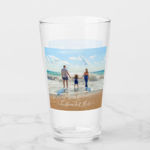 Your Photo Glass Gift with Custom Text