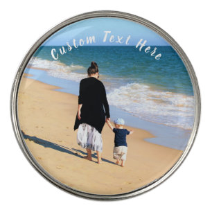 Your Photo Golf Ball Marker Ywith Custom Text