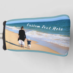 Your Photo Golf Head Cover with Custom Text