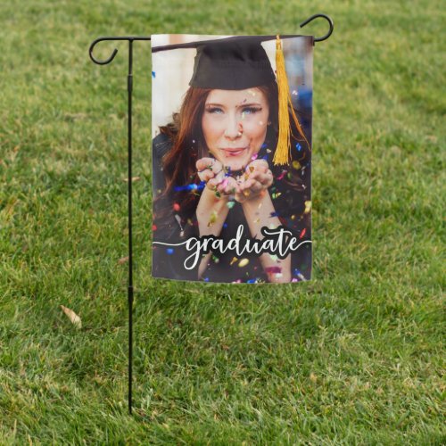 Your Photo Graduate Graduation Garden Flag