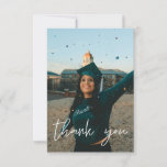 Your Photo Graduation Hat Thank You White V2