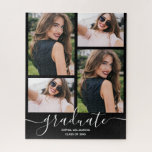 Your Photo Graduation Jigsaw Puzzle<br><div class="desc">Add your favorite photos to this personalized graduation puzzle - fun gift for a graduate.</div>