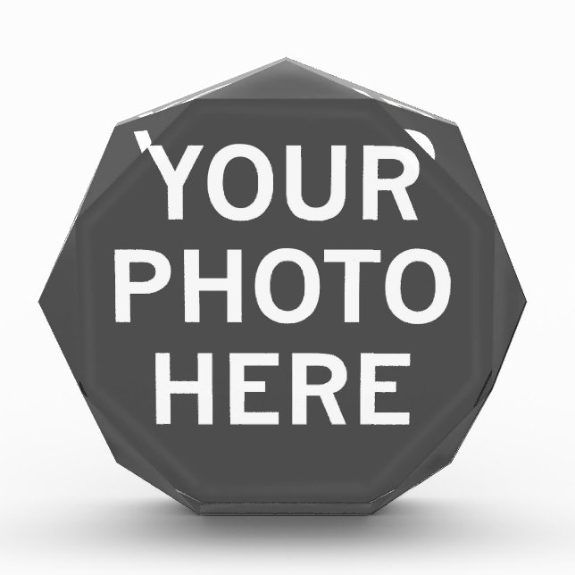 Your Photo Here Acrylic Award (Front)
