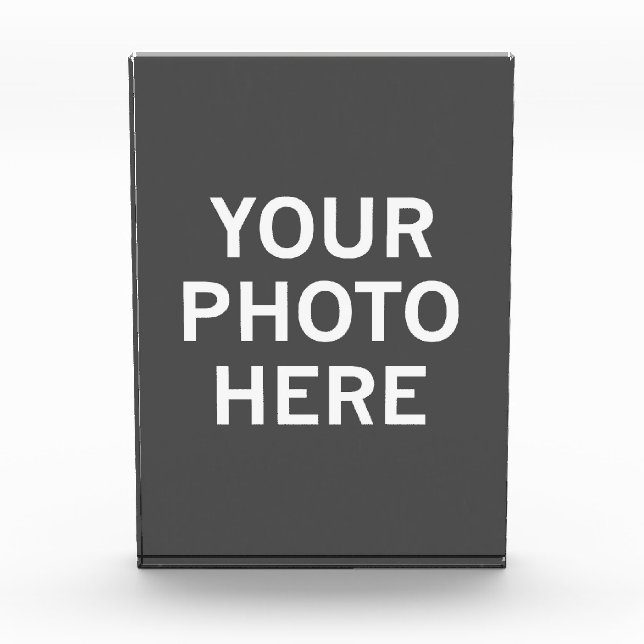 Your Photo Here Acrylic Award (Front)