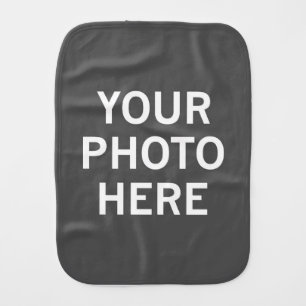 Your Photo Here Baby Burp Cloth