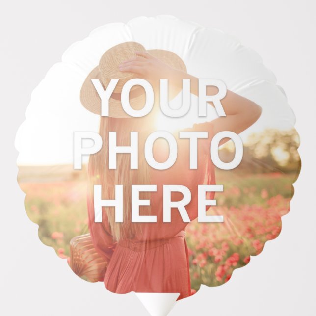 Your Photo Here Balloon (Front)