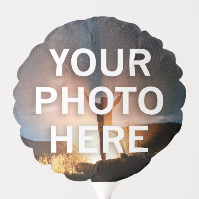 Your Photo Here Balloon (Front)