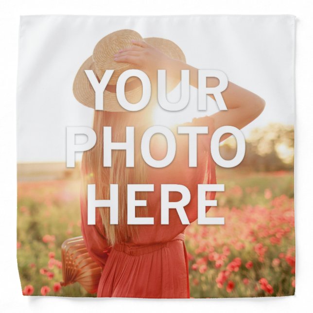Your Photo Here Bandana (Front)
