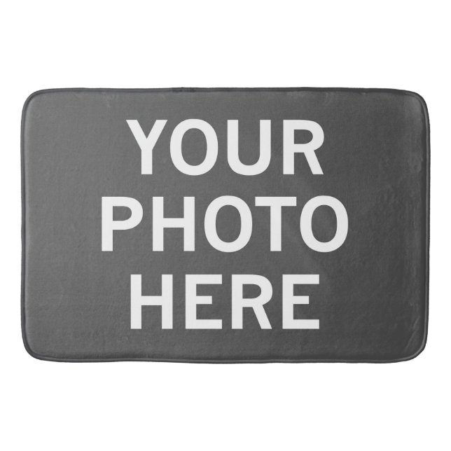 Your Photo Here Bath Mat (Front)