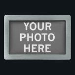 Your Photo Here Belt Buckle<br><div class="desc">Your Photo Here</div>