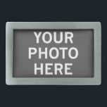 Your Photo Here Belt Buckle<br><div class="desc">Your Photo Here</div>