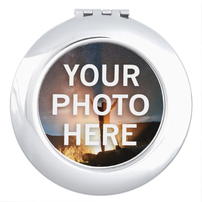 Your Photo Here Compact Mirror (Front)