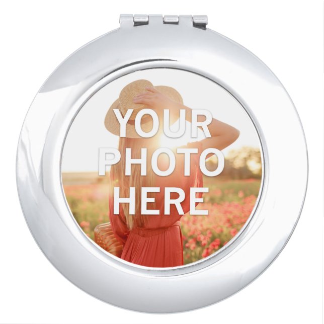 Your Photo Here Compact Mirror (Front)