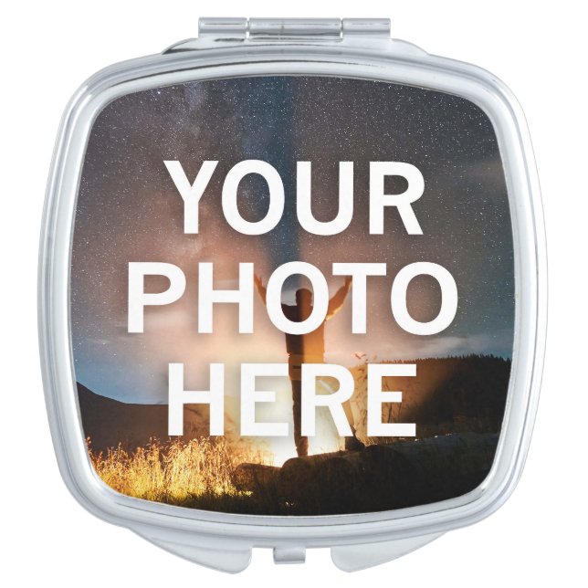Your Photo Here Compact Mirror (Front)