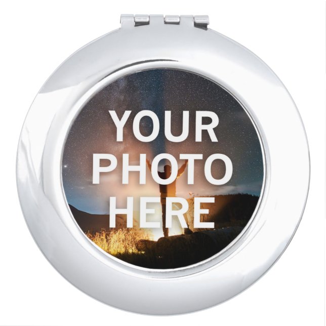 Your Photo Here Compact Mirror (Front)