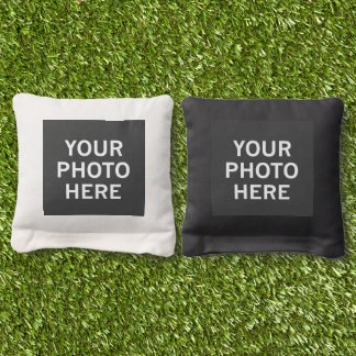 Your Photo Here Cornhole Bags
