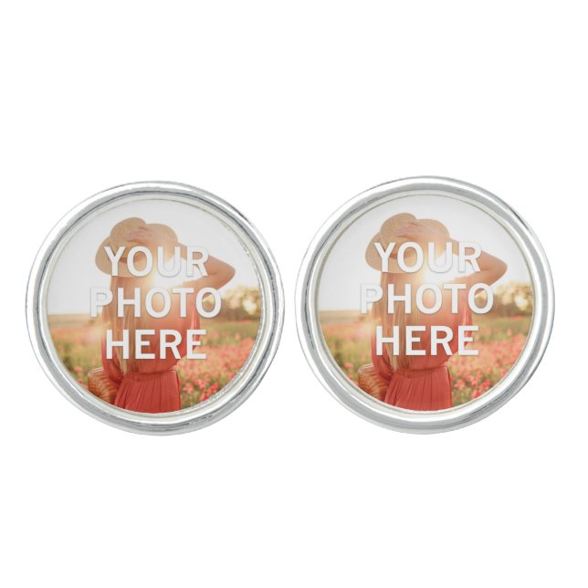 Your Photo Here Cufflinks (Front)