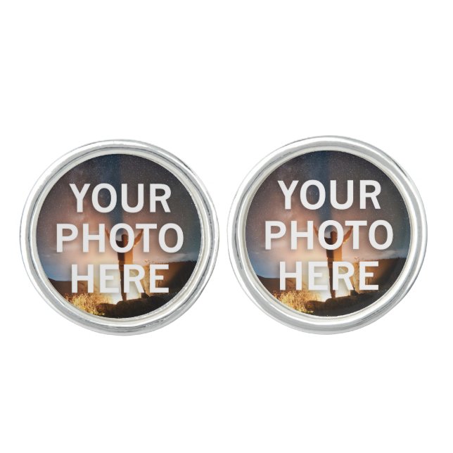 Your Photo Here Cufflinks (Front)