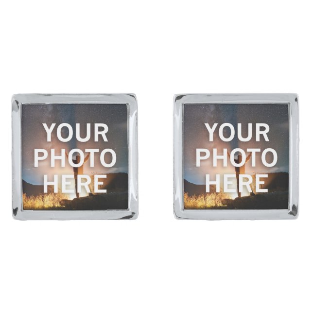Your Photo Here Cufflinks (Front)