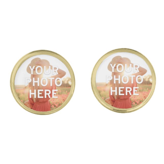 Your Photo Here Cufflinks (Front)