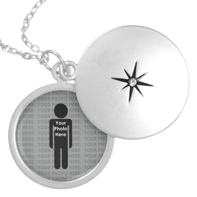 Your Photo Here Custom Locket Necklace (Front)