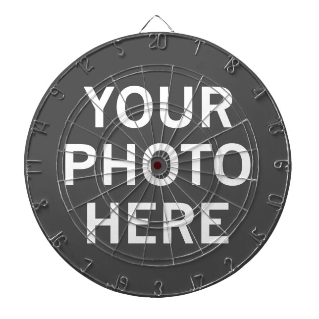 Your Photo Here Dart Board (Front)