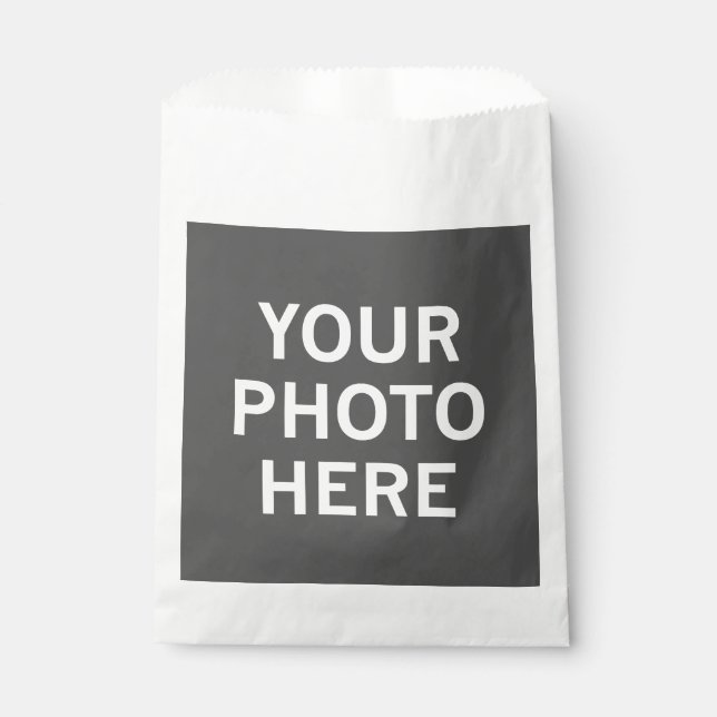 Your Photo Here Favor Bag (Front)