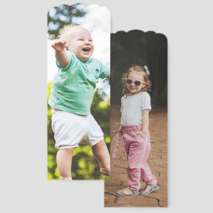 Your Photo Here Front and Back Double Sided Bookmarks