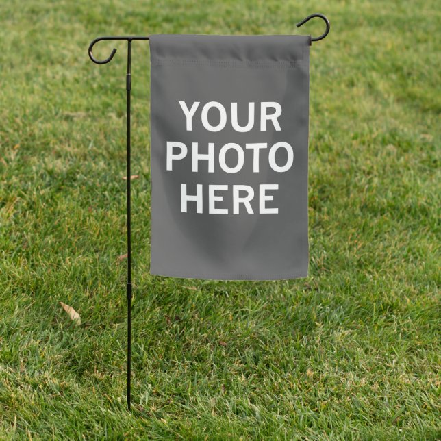 Your Photo Here Garden Flag (In SItu)