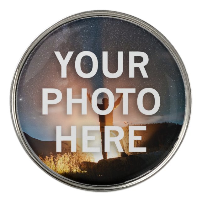 Your Photo Here Golf Ball Marker (Front)