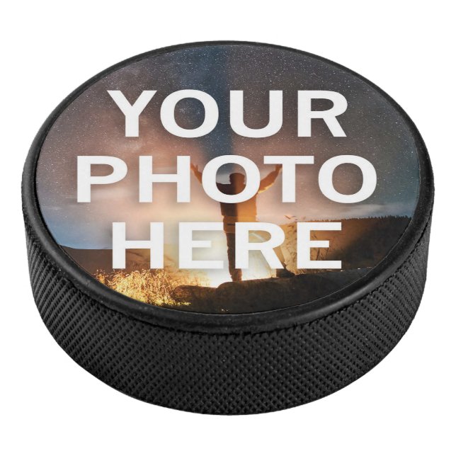 Your Photo Here Hockey Puck (3/4)