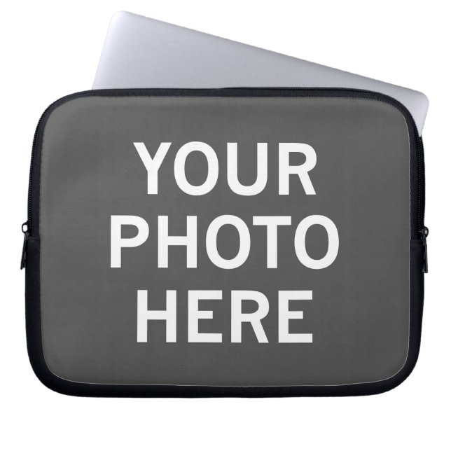 Your Photo Here Laptop Sleeve (Front)