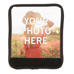 Your Photo Here Luggage Handle Wrap