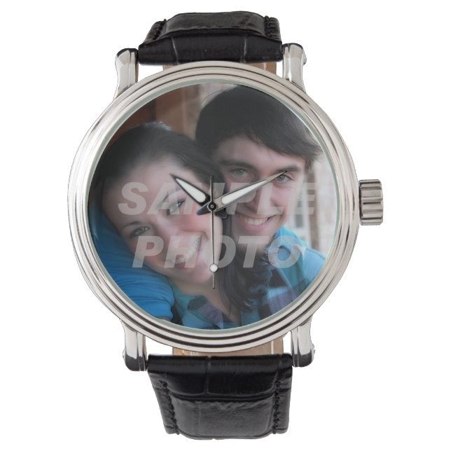 Your photo here memento occasion custom watch (Front)