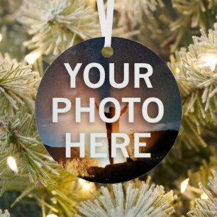 Your Photo Here Metal Ornament