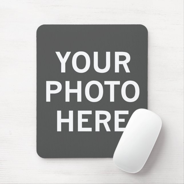 Your Photo Here Mouse Pad (With Mouse)