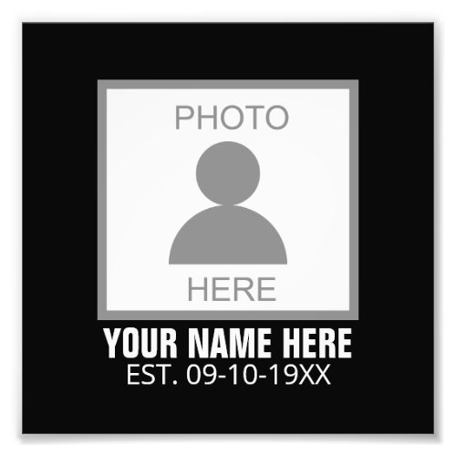 Your Photo Here Name and Age