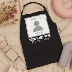 Your Photo Here Name and Age Apron