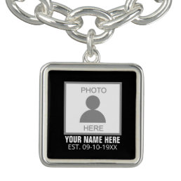 Your Photo Here Name and Age Bracelet