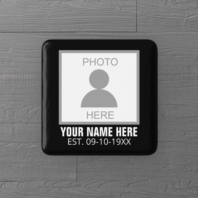 Your Photo Here Name and Age Button (Creator Uploaded)