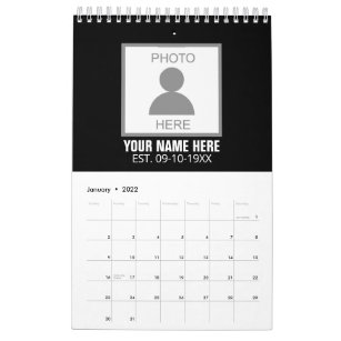 Your Photo Here Name and Age Calendar