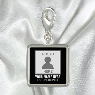 Your Photo Here Name and Age Charm
