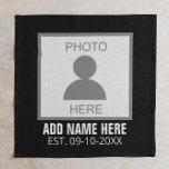 Your Photo Here Name and Age Cloth Napkin