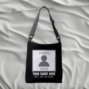 Your Photo Here Name and Age Crossbody Bag