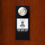 Your Photo Here Name and Age Door Hanger