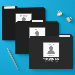 Your Photo Here Name and Age File Folder