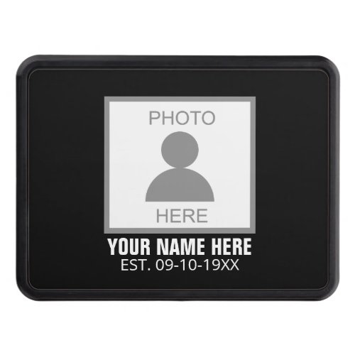 Your Photo Here Name and Age Hitch Cover