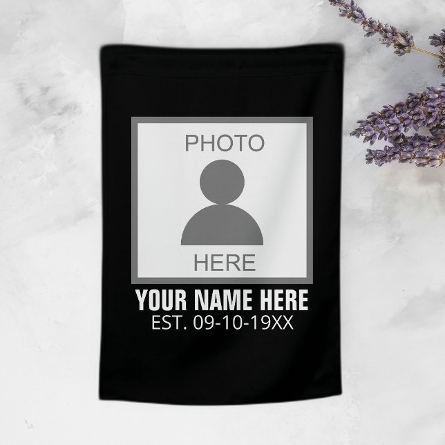 Your Photo Here Name and Age House Flag (Creator Uploaded)