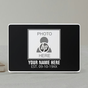 Your Photo Here Name and Age HP Laptop Skin