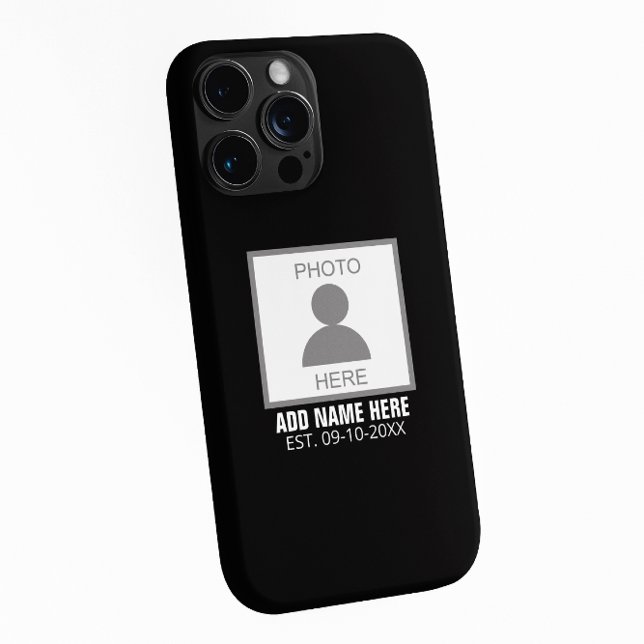 Your Photo Here Name and Age iPhone Case (Creator Uploaded)